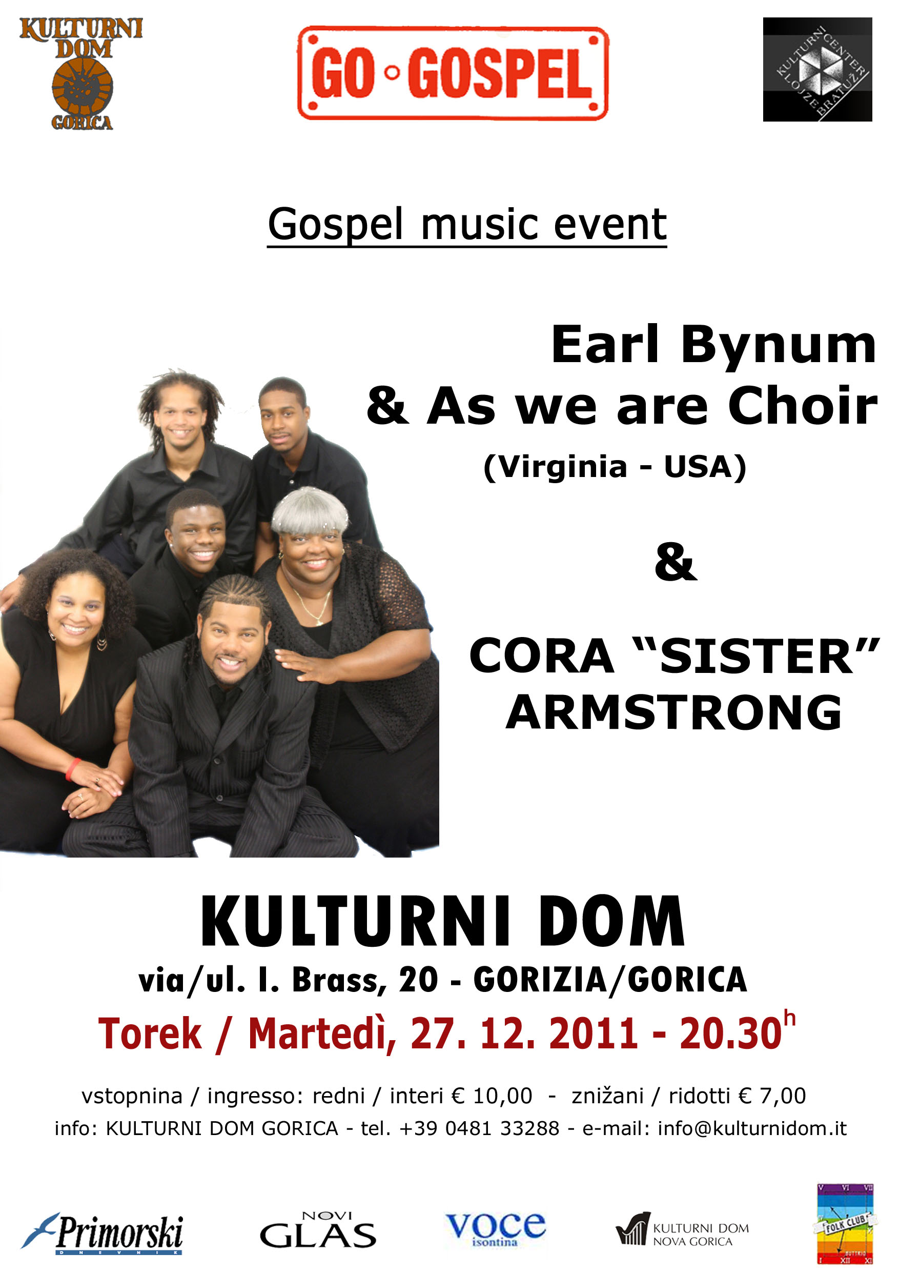 Earl Bynum and As we are choir (Virginia - USA) & Cora 